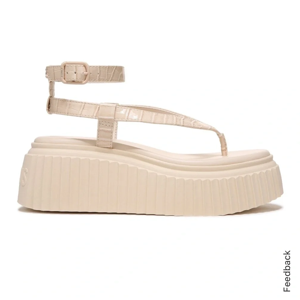 Circus by Sam‎ Edelman Women's Elana Platform in cream size 8.5